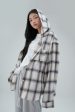 ★Acover★ Checkered Hooded Shirt (3colors) Sale