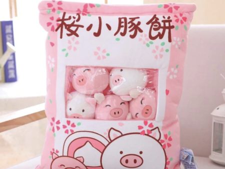 Bag of Piggy Plushies Fashion