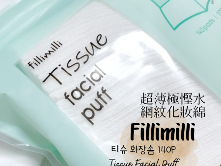 ★Fillimilli★ Tissue Facial Puff 140p Hot on Sale