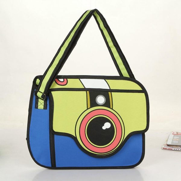 2D Cartoon Camera Bag For Sale