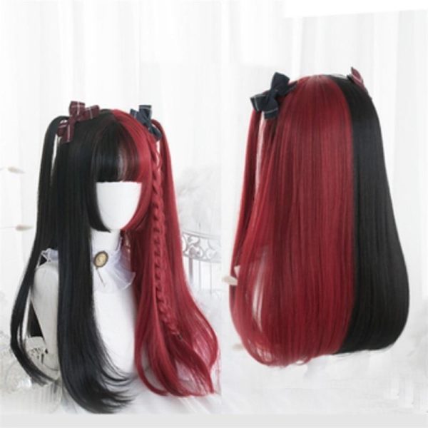 Black & Red Wig Online