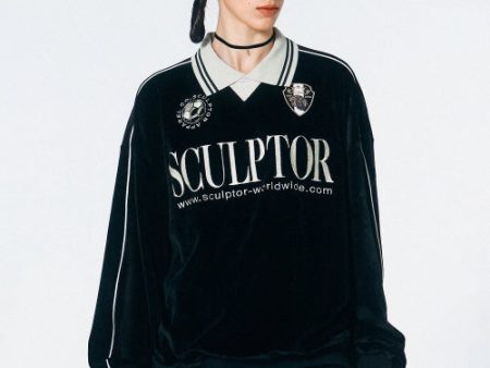 ★Sculptor★ Velour Soccer Jersey Hot on Sale