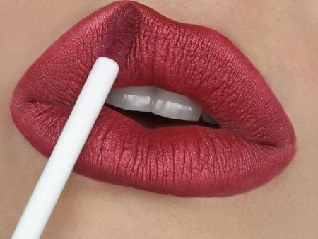 Cocktail Hour | A Frosted Pomegranate Liquid Lipstick Hot on Sale