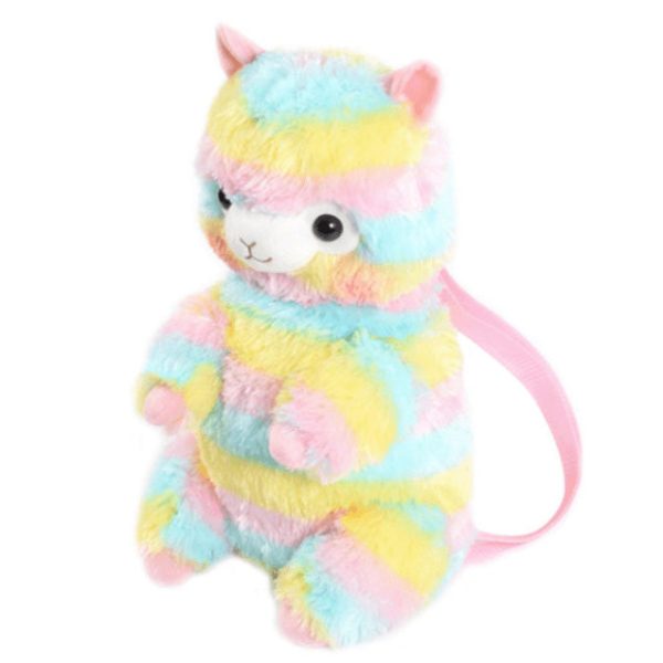 Rainbow Alpaca Backpack For Sale