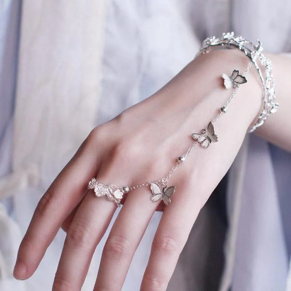 Butterfly Blessing Bracelet & Ring Set Fashion