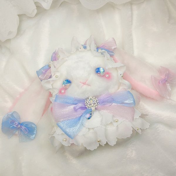 Pastel Princess Bunny Plush Bag For Discount