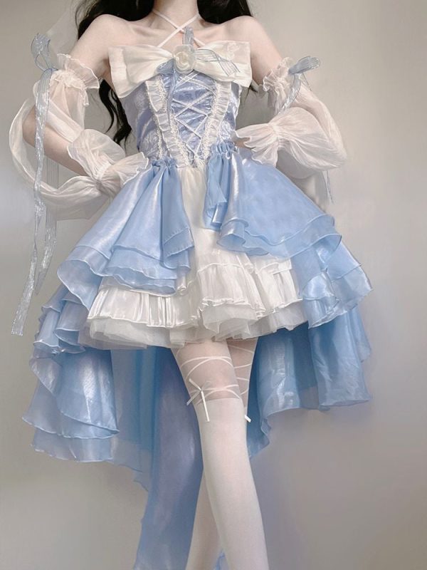 Blue Fairy Princess Dress Cheap