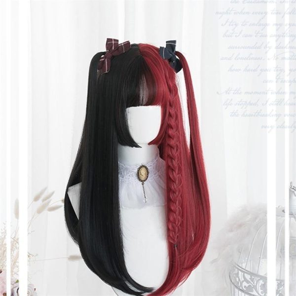 Black & Red Wig Online