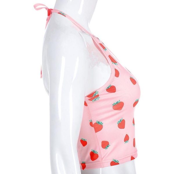 Strawberry Halter Top Hot on Sale