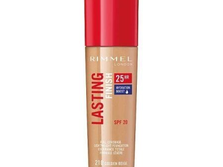 Rimmel London Lasting Finish 25HR Skin Perfecting Foundation 210 Golden Beige Discount