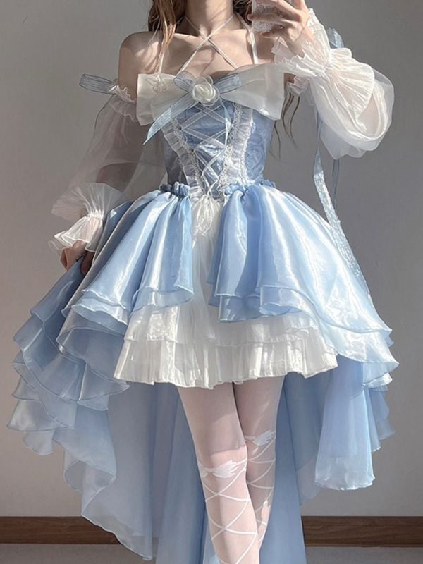 Blue Fairy Princess Dress Cheap