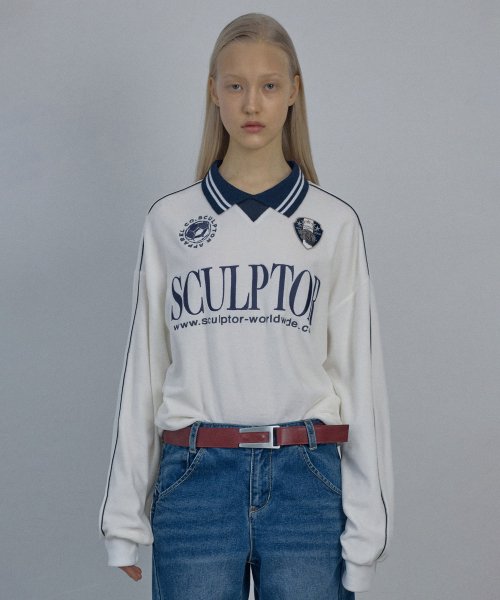 ★Sculptor★ Velour Soccer Jersey Hot on Sale