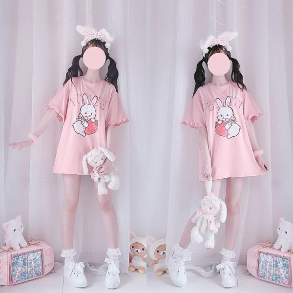 Strawbunny Oversized Tee Cheap