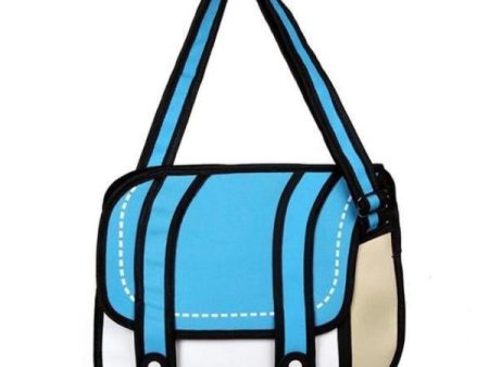 2D Cartoon Messenger Bag For Cheap