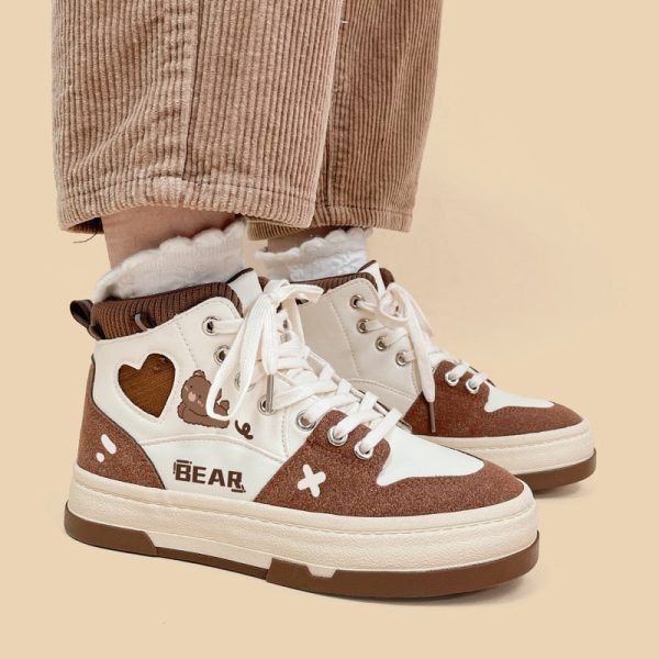 Chocolate Bear Sneakers For Cheap