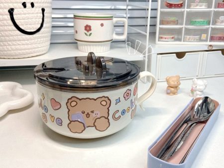 Teddy Bear Ramen Cookware Bowl For Cheap