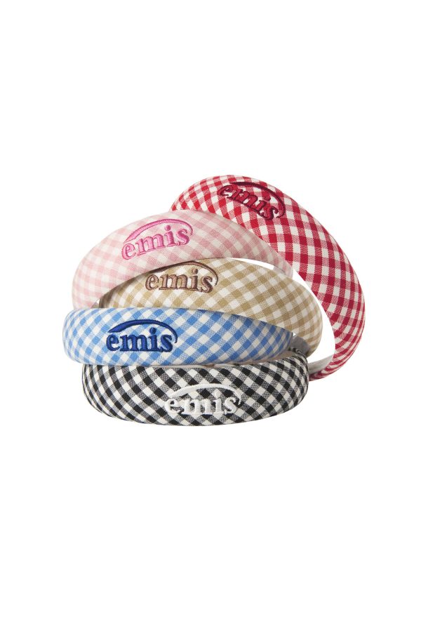 ★Emis★ Gingham Check Hairband (5colors) Supply