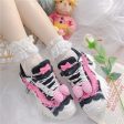 Black & Pink Baby Doll Sneakers Online Sale