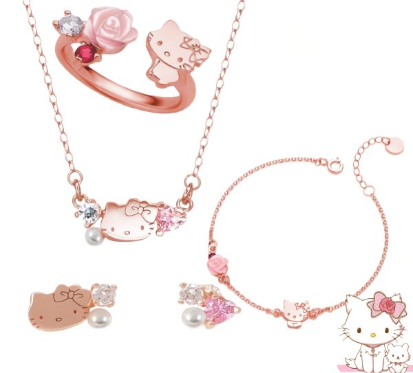 Charmmy Rose Gold Jewelry Set Supply