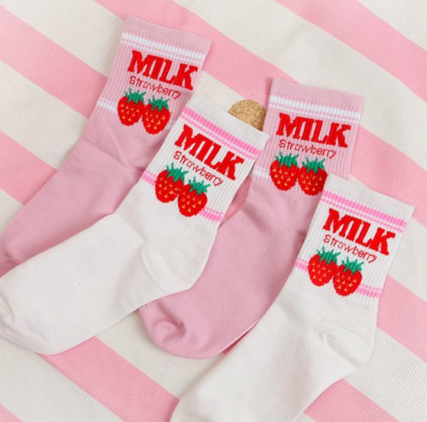 Strawberry Milk Socks Discount