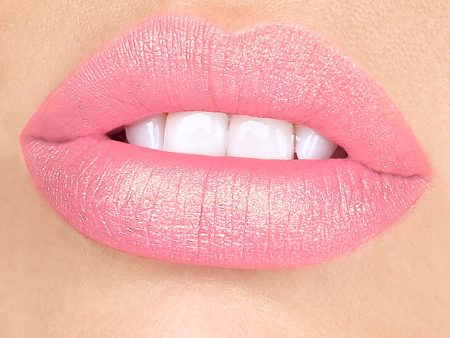 Go See  | A Sheer Pale Pink With Gold And Rose Shimmer Liquid Lipstick Online Sale