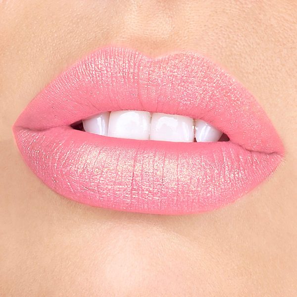 Go See  | A Sheer Pale Pink With Gold And Rose Shimmer Liquid Lipstick Online Sale