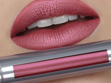 First Class | A Frosted Berry Rose Liquid Lipstick For Cheap