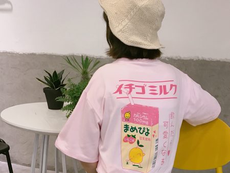 Strawberry Milk Tee Hot on Sale