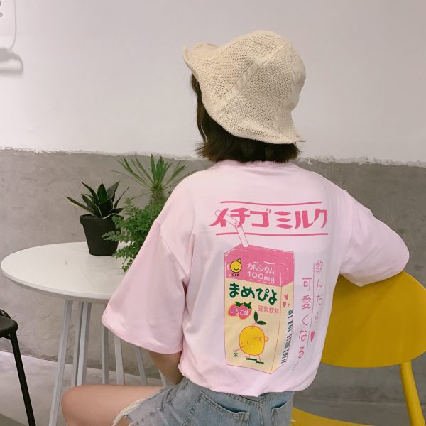 Strawberry Milk Tee Hot on Sale