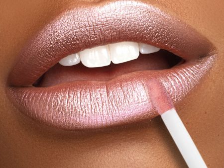 Soft Box  | A Pale Nude Pink With Silver And Gold Shimmer Liquid Lipstick Cheap