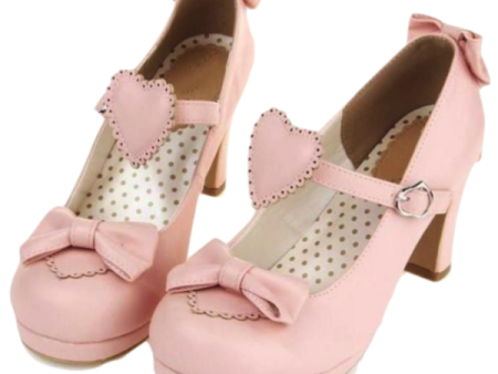 Sweet Heart Heels For Cheap