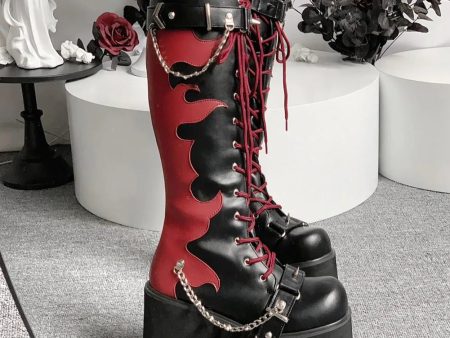 Inferno Platform Boots Fashion