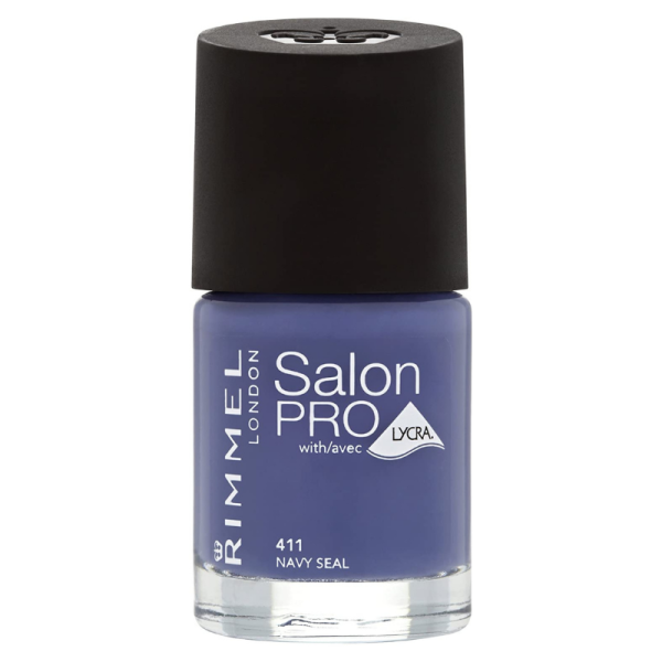 Rimmel London Salon Pro Lycra Nail Polish 411 Navy Seal Discount