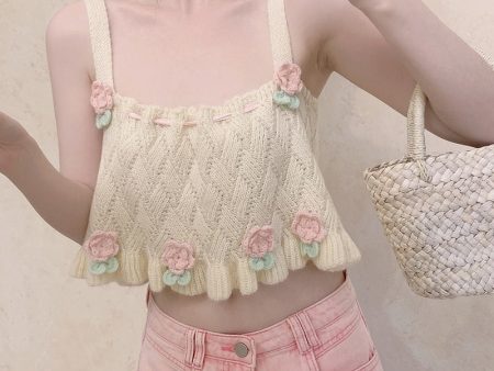 Knit Tulip Fairy Crop Top Supply