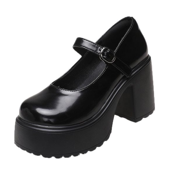 Classic Mary Jane Platform Shoes Cheap