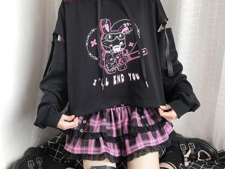 Chainsaw Bunny Hoodie Discount