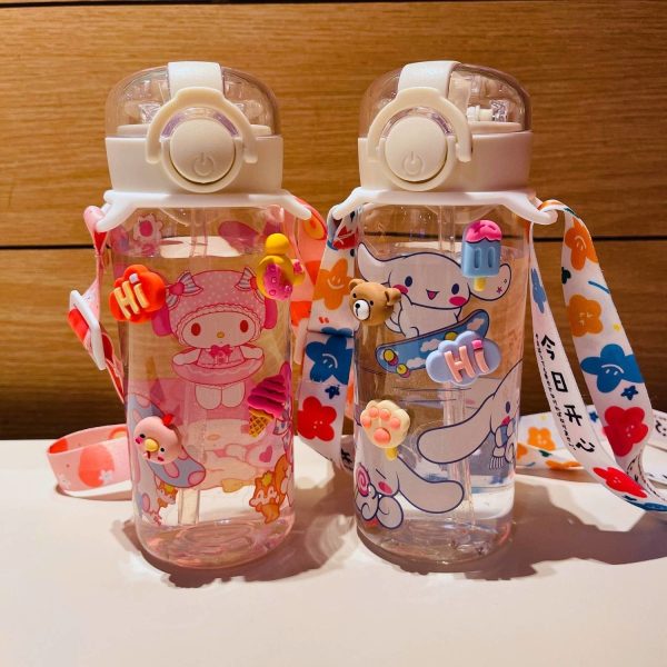 White Kawaii Water Bottles Online now