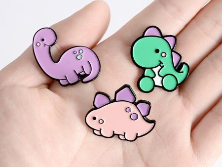 Baby Dino Enamel Pins For Cheap