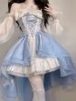 Blue Fairy Princess Dress Cheap