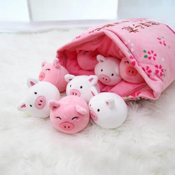 Bag of Piggy Plushies Fashion