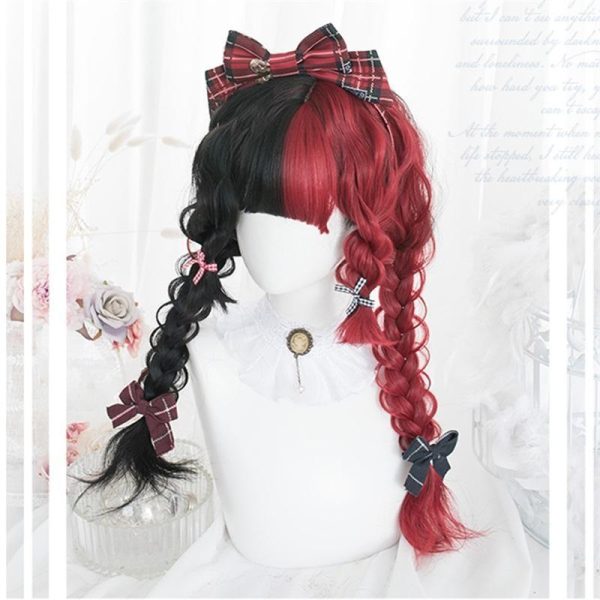 Black & Red Wig Online