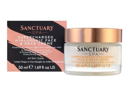 Sanctuary Spa Supercharged Hyaluronic Face & Neck Cream 50ml For Cheap