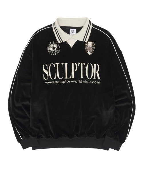 ★Sculptor★ Velour Soccer Jersey Hot on Sale