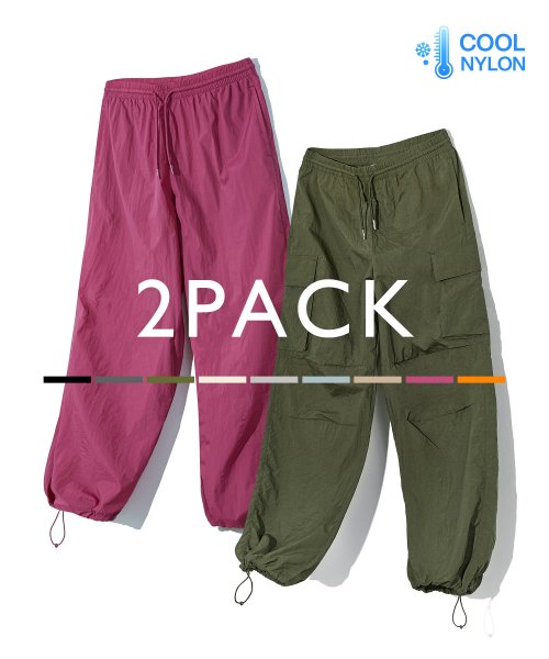 ★Codegraphy★ Summer Ver Cool Nylon Cargo Parachute Pants For Sale