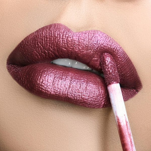 Callback | An Earthy Berry Bronze With Silver And Gold Shimmer Liquid Lipstick Online Hot Sale