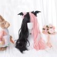 Black Pink Pastel Goth Wig Cheap