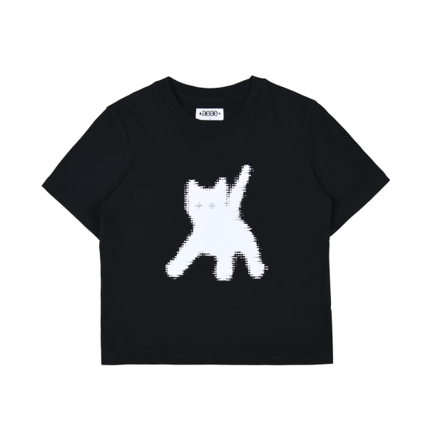 ★Aeae★ Flashed Cats Eye Crop T-shirt (4colors) Online Sale