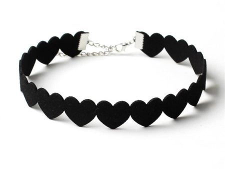 Black Heart Choker Discount