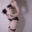 Batty Devil Lingerie Set Hot on Sale