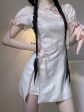 White Cheongsam Dress Online now